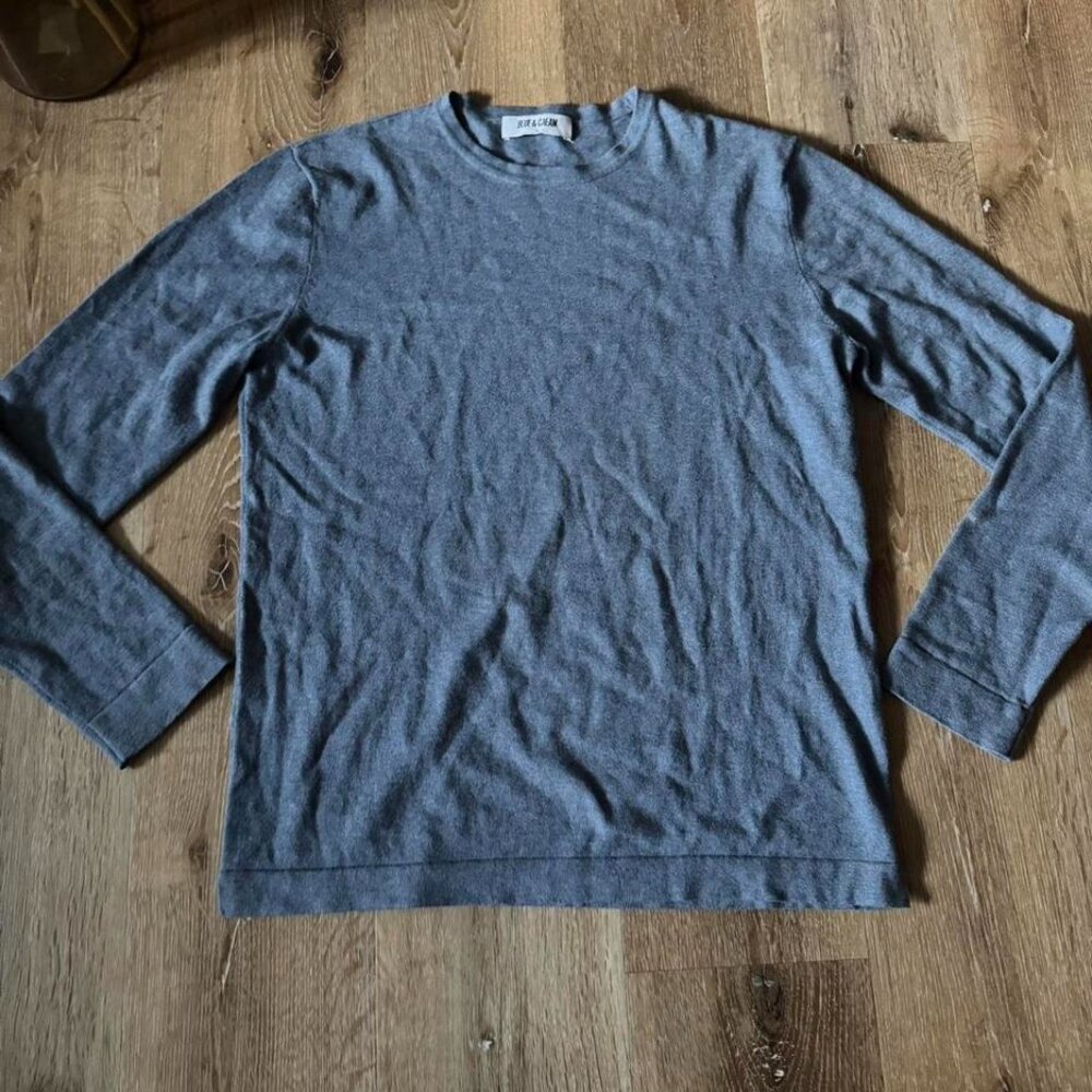 Blue & Cream Blue Sweater‎ Size M